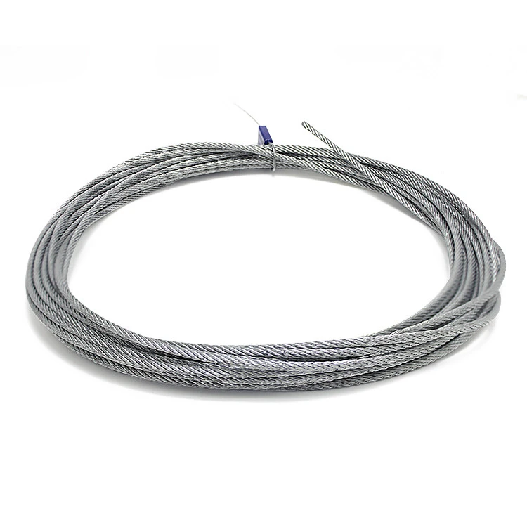 7*7 7*19 Electric galvanized steel wire rope 0.3-12 mm No broken iron wire