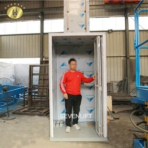 7LSJW Shandong SevenLift 5m 4 people passenger hydraulic outdoor home manual lift elevator for the disabled guangzhou