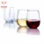 Import 8oz PET Unbreakable Stemless Wine Glass Reusable Plastic Shatterproof Drinking Glasses Stemless Plastic Red Wine cup from China