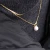 Import 925 sterling silver gold plated chunky baroque freshwater pearl OT chain necklace from China