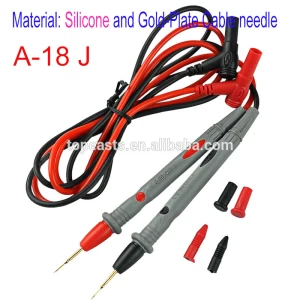 A-18 J Silicone and gold-plate cable needle Needle Tip Probe Test Leads Pin