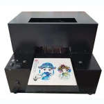 A4 size uv curent flatbed printer metal aluminium plate tin can metal box aluminium printing machine for sale