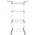 Import Accordion laundry drying rack extendable  clothes space saving clothes hangers from China