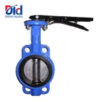 Actuated 4 Inch Italy 10 Lug Cryogenic Grooved Wafer Type Cast Iron Butterfly Valve Manufacturer