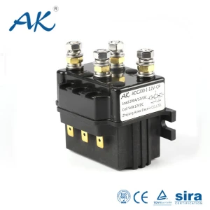 ADC125 24VDC 125A Magnetic Latching Contactor Forklift Relay,Charging Pile Relay,Winch Relay