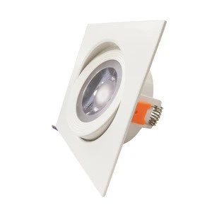 Adjustable Direction Cool White 9W 12W Square Spot Downlight Recessed LED Grille Light
