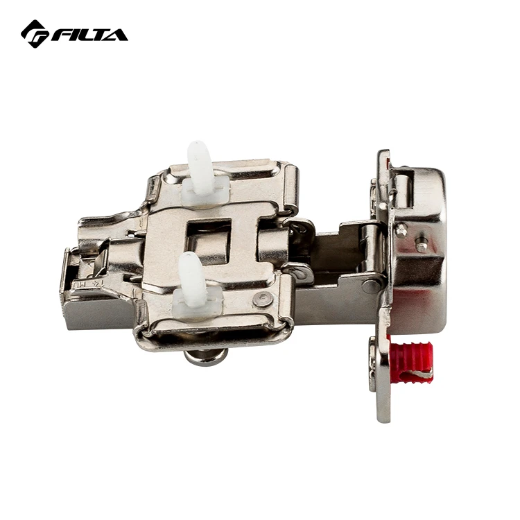 Adjustment clip-on soft close exterior telescopic furniture hardware hinge