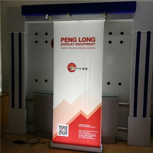 Advertising double side portable roll up floor led display