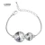 Import Aimer Jewellery Swarovski Crystal Classic Callura Round Twin Tennis Bracelet Bangle For Women Bridal Jewelry from China