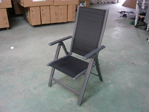 aluminium folding garden chair