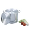 aluminium steamer pot Tamalera 8QT -160QT Cookware Sets Stock Pot