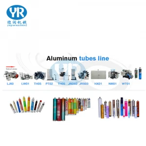 Aluminum Pharmaceutical Ointment Soft Tubes Production Line