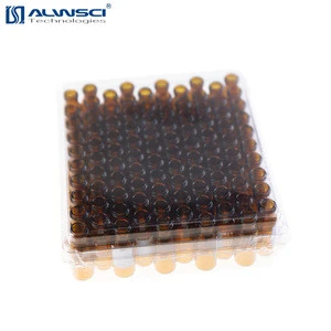 ALWSCI 2ml 9-425 amber chromatography hplc vial kit package match Agilent instrument for sample preparative