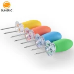 Amazon hot selling BBQ tool forks stainless steel corn cob holders