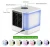 Import Amazon supplier USB 7 color cool moist mini Air Conditioner desktop water cooler fan 3 speed Air Cooler home office humidifier from China