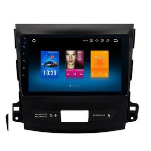 Android 9.1 Car navegacion GPS autostereo radio for Mitsubishi Outlander xl 2 Multimedia Player with plastic frame radio de coch