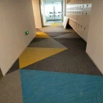 Anti-static moisture -proof PVC Woven Vinyl Flooring