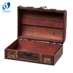 Antique Classic Big Jewelry Gift Packaging Case Wooden Case Box/lotus Floral Wooden Lacquerware-jewel Case/jewelry Gift Box