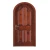 Import arch main entry modern exterior door round arch design teak wood doors from China