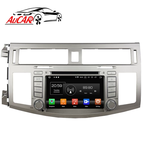 AuCAR Android 10 Car Radio Video 8" GPS Navigation Head Unit Multimedia Player PX4 IPS Touch Screen For TOYOTA Avalon 2008-2010