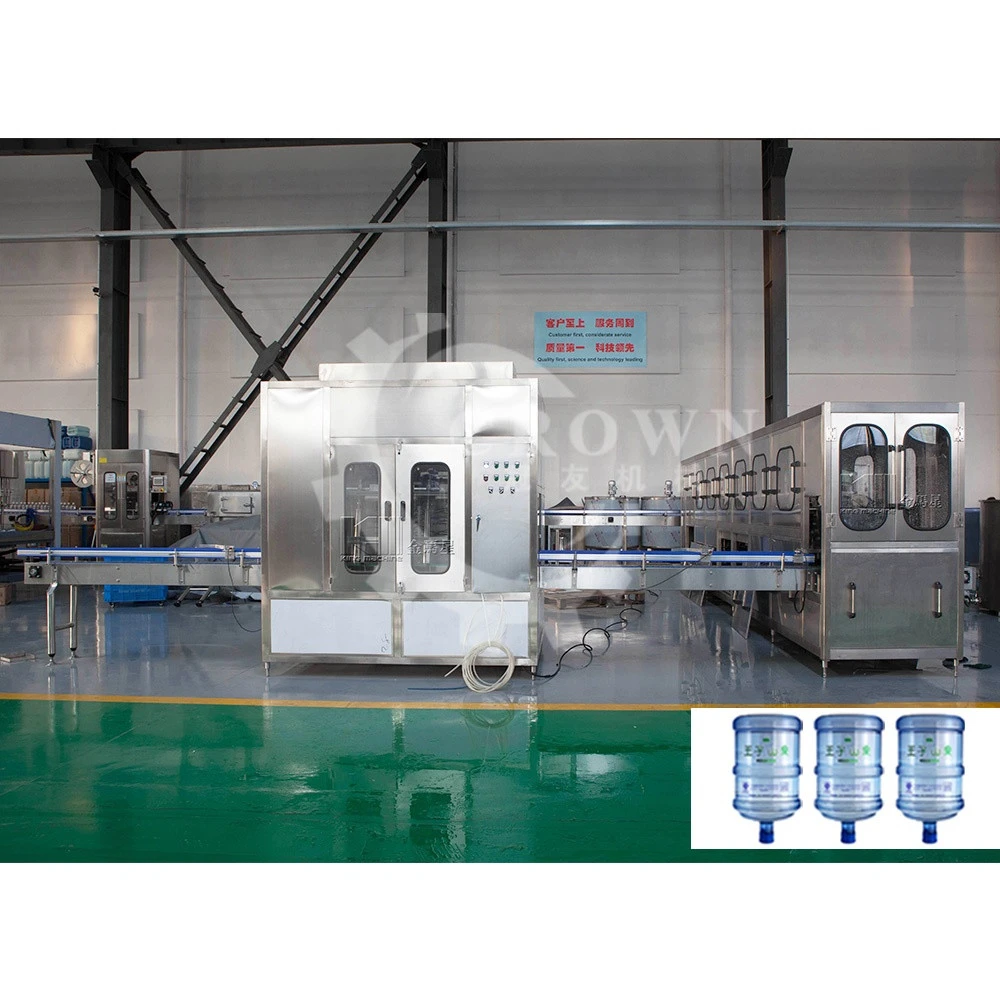 Automatic 20 Liter Bottled Water Filling Machine / 5 Gallon Water Filling Line Turnkey Project
