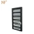 Import Automatic aluminum frame tempered glass louvers window louvre jalousie window from China
