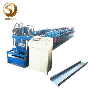 Automatic C U Z steel purlin beam roll forming machine from China manufacturer