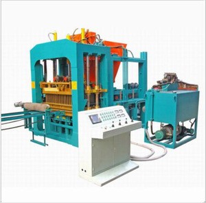 Automatic cement brick machine QTY4-15 Hydraulic Block Making Line for export