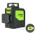 Import Automatic self leveling 360 Rotating rotary  red Green beam laser level 3d 12 lines meter machine from China