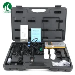 AZ86031 Portable Water Quality Meter Dissolved Oxygen Tester PH Meter PH Conductivity Salinity Temperature Meter with PH Meter