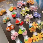 Baby hair pricks elastic rubber band wont hurt hair baby pulls trumpet rubber band girls ponytail set