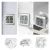 BALRD B0006 Digital Bathroom Wall Clock  Big LCD Waterproof with Temperature Humidity Decorative Home Thermometer Shower Clock