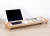 Import Bamboo Desk Organizer Tray for Saving Space, Office Desktop Small Objects Storage Holder Hide Keyboard Wood Shelf from China