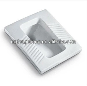 Bathroom ceramic squat toilet with conceal water tank