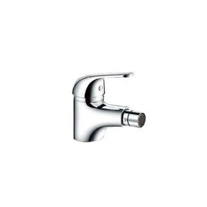 Bathroom single lever hot and cold water bidet faucet