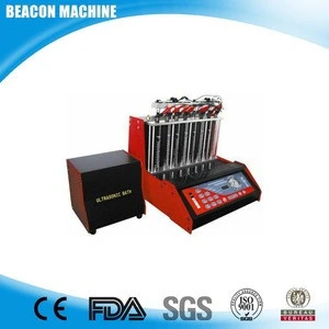 BC-8H 8 cylinders fuel injector cleaning machine and fuel injector cleaner with car cleaning tools