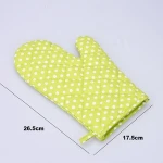 BDK0850 Custom Quilted Cotton Lining Heat Resistant Kitchen Oven Mitts