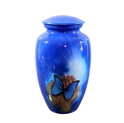 BEAUTIFUL FLYING PIGEON ALUMINUM ADULT CREMATION URNS  FUNERAL SUPPLIES