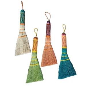 Beautiful style natural grass mini duster broom household cleaning tools & accessories
