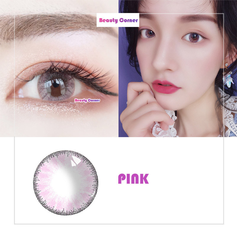 Beauty Coner 2pcs/pair Glass Ball Natural Looking Yearly Use Color Contact Lenses for eyes