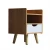 Import bedside table simple and modern small apartment Density board bedside cabinet bedroom storage cabinet from China