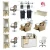 Import BeiQi high quality salon furniture styling barber chairs euqiment gold from China