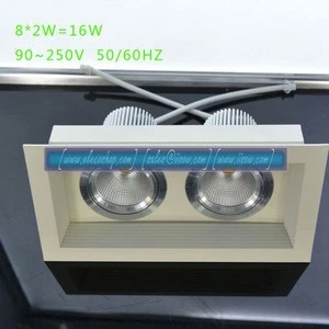 best price high quality 16w cob led grille ceiling lamp