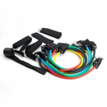 Best Quality Custom Leg Elastic Latex Exercise Resistance Tube With Foam Handle