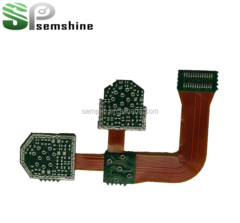 Best quality Flex-rigid pcb/flexible pcb 0.2MM board thickness yellow soldermask