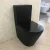 Import Best Sales Close Coupled Two Piece Rimless Toilet Matt Black WC Toilet  With CE Watermark P Trap Water Closet from China