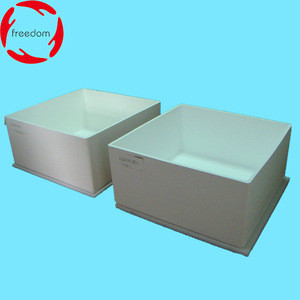 Best Seller industry rectangle alumina crucible With ISO9001-2008 Certificate