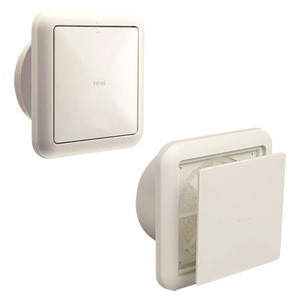 Best-selling and adjustable air intake wall vent with push switch damper made in Japan