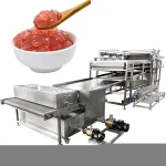 Big popping boba agar agarose juice filling jelly candy dropping boba ball depositing dropping machinery