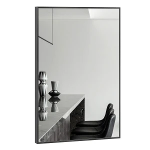 Big Rectangle Bathroom Mirror with aluminium alloy Metal Frame Wall-mounted Mirror